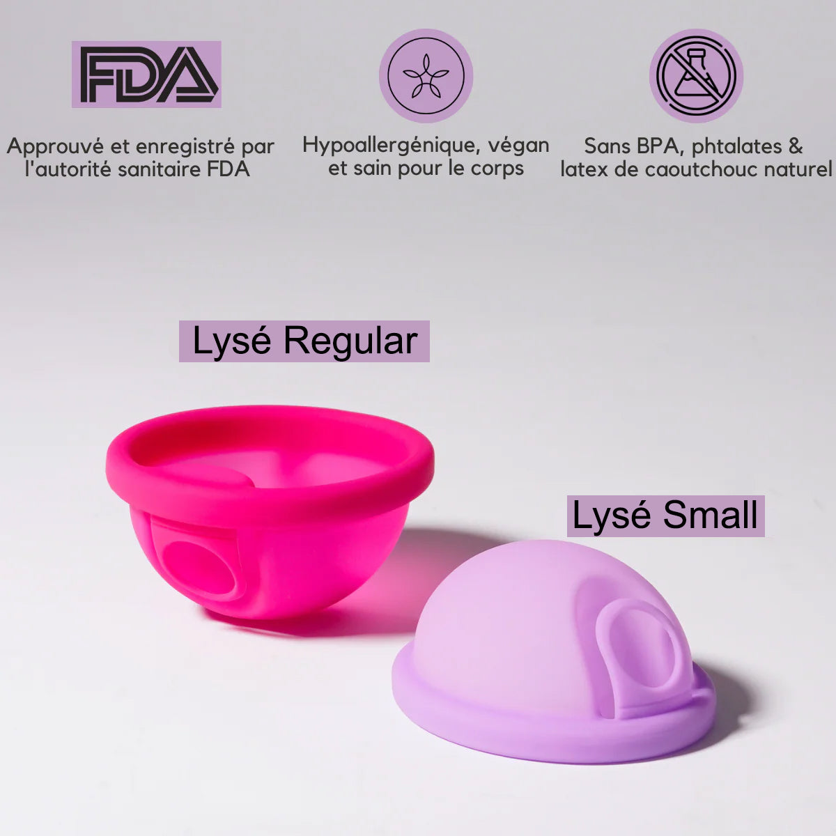 Disque Menstruel Réutilisable Lysé (1+1 gratuit)